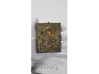 Rare Bulgarian Renaissance icon of the Virgin Mary of Three Hands, 20th century