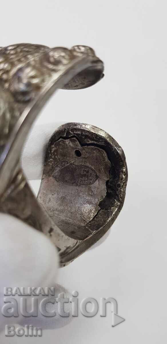 Very rare Renaissance bracelet, slingshot, 19th century - silver - 5 Very rare Renaissance bracelet, slingshot, 19th century - silver - 5