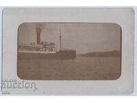 Bulgaria, Varna, Ship "Salzburg", RPPC, rare, traveled