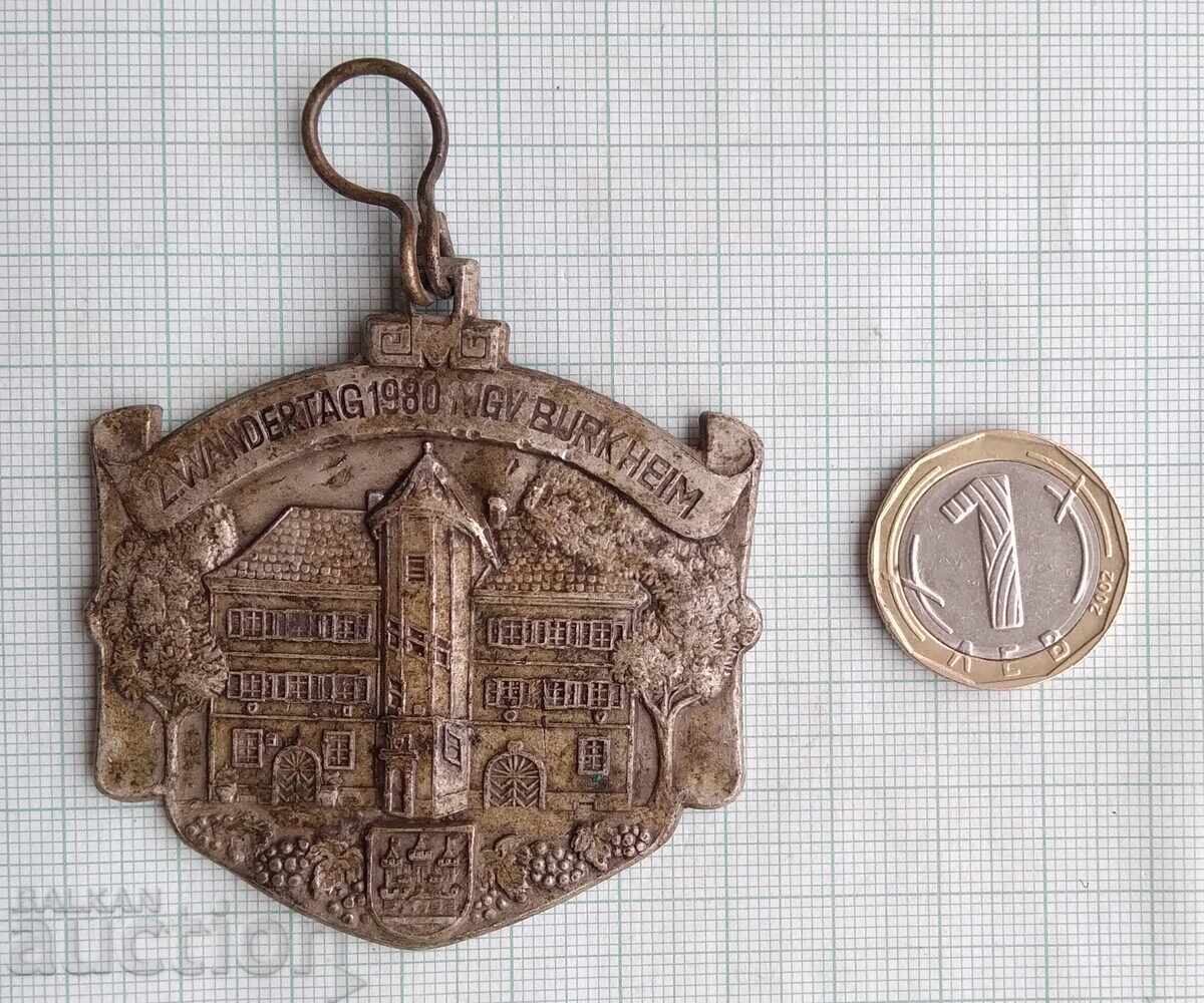 18365 Medalie Turist Germania - alamă cu preț 2.00 BGN | € 1.02