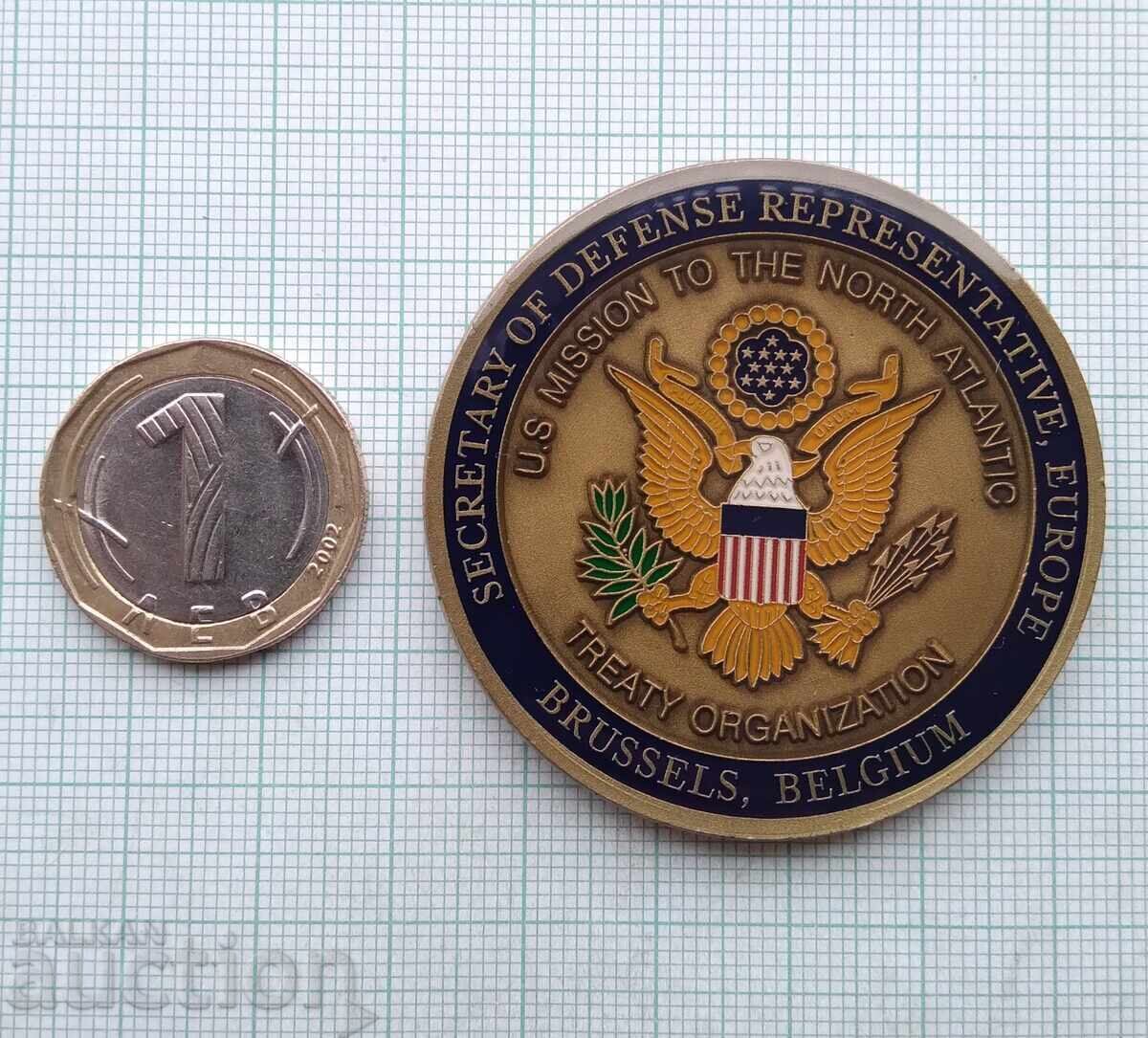 18372 NATO plaque in protective capsule with price 30.00 BGN | € 15.34 18372 NATO plaque in protective capsule with price 30.00 BGN | € 15.34