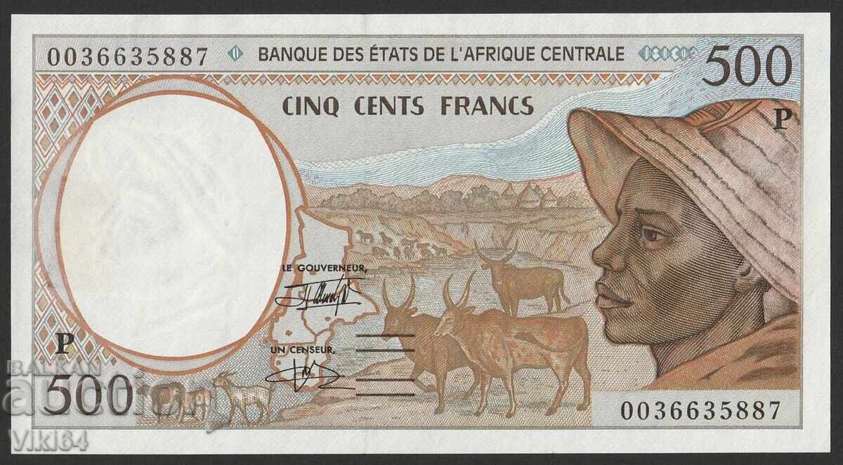Central Africa 500 Francs 2000 Congo Central Africa 500 Francs 2000 Congo