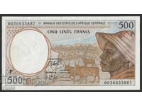 Africa Centrală 500 de franci 2000 Congo