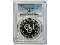 500 LEVA 1993-PCGS PR68 DCAM-ST. ΘΟΔΩΡΟΣ ΣΤΡΑΤΥΛΑΤΟΣ #1