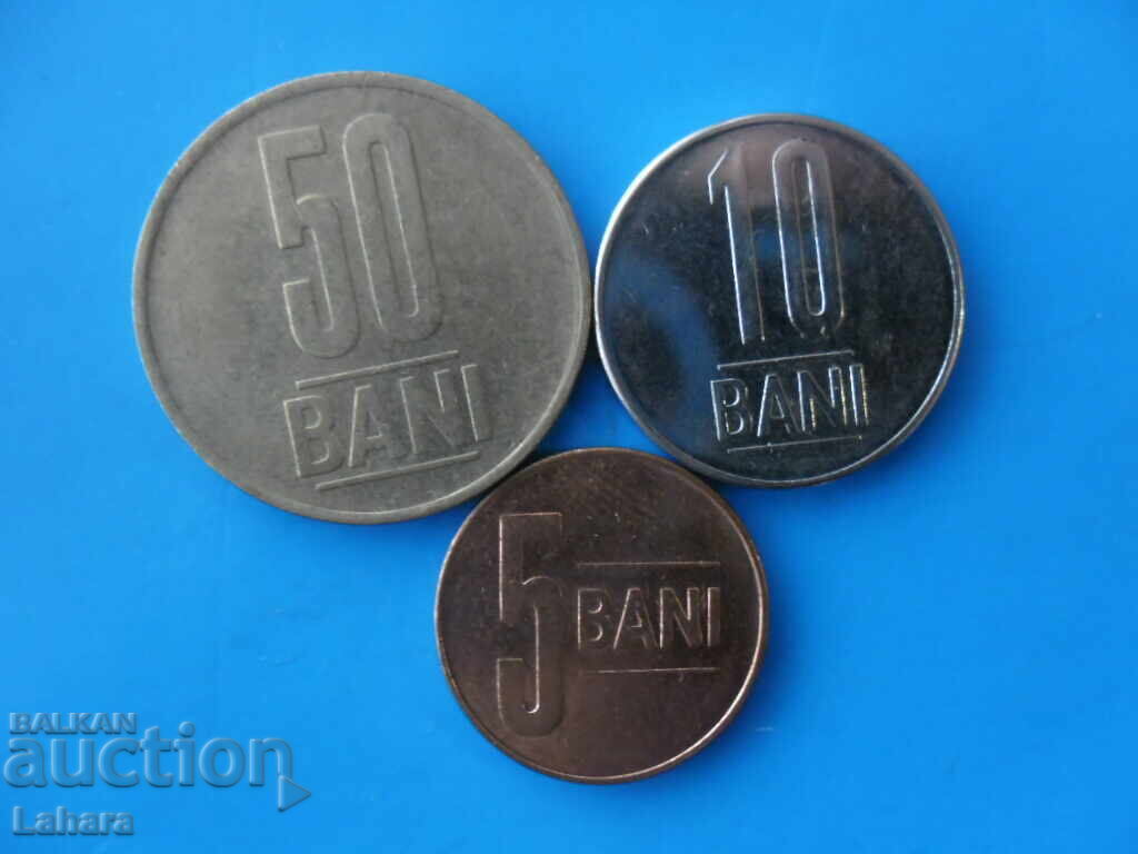 5, 10 and 50 bani 2016 Romania 5, 10 and 50 bani 2016 Romania