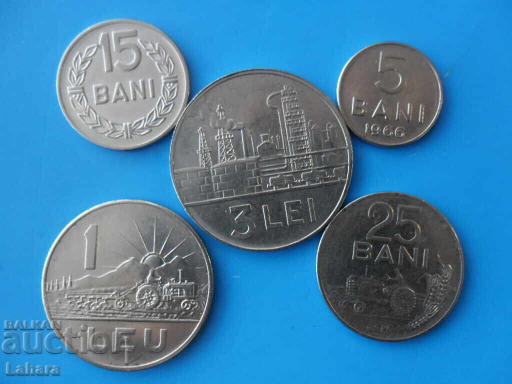 Πολλά νομίσματα 1966 Ρουμανία Πολλά νομίσματα 1966 Ρουμανία