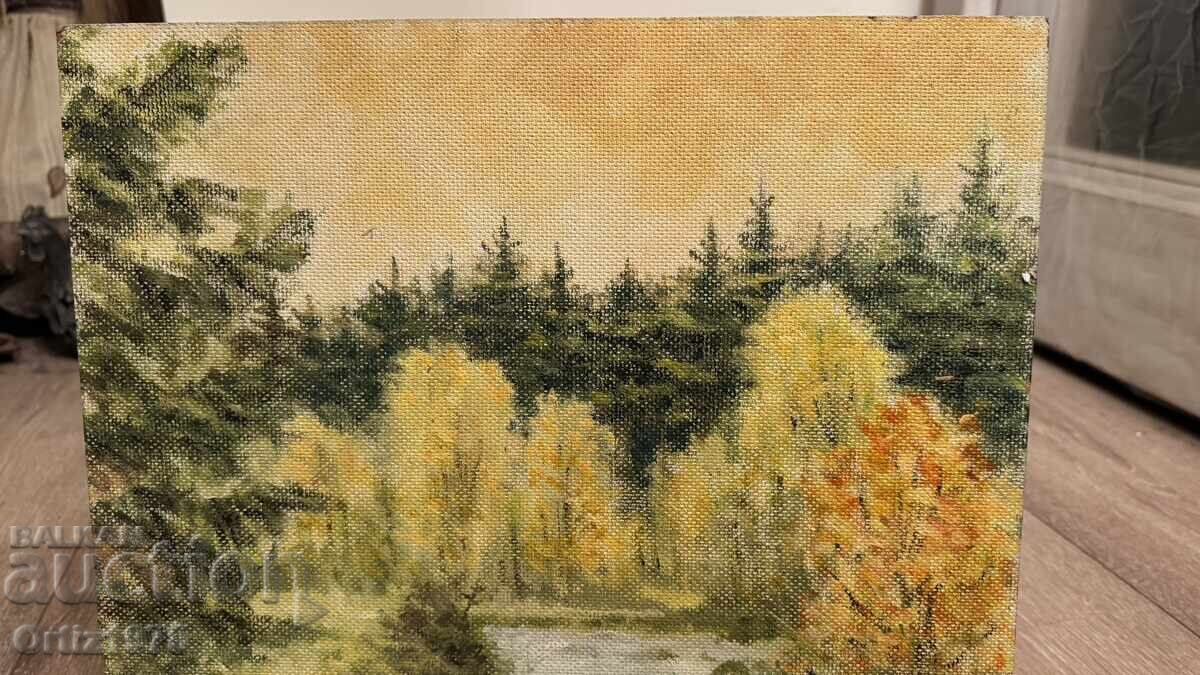 Masterful old painting, oil on fiberboard, signed. - 5 Masterful old painting, oil on fiberboard, signed. - 5