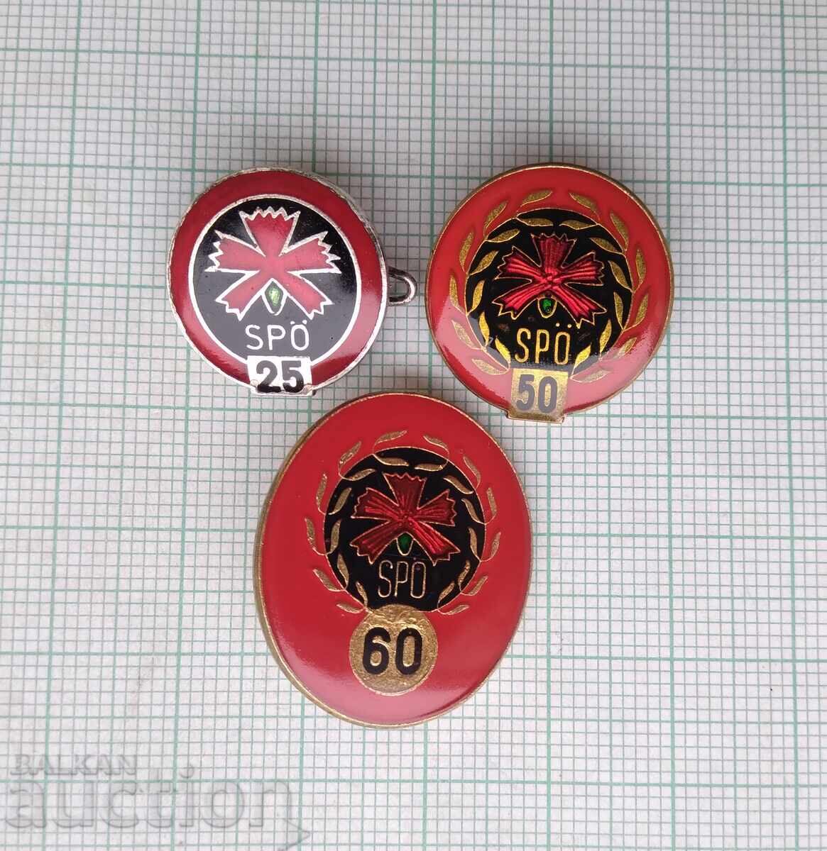18382 Badge - Social Democratic Party of Austria LOT-3pcs with price 10.00 BGN | € 5.11 18382 Badge - Social Democratic Party of Austria LOT-3pcs with price 10.00 BGN | € 5.11
