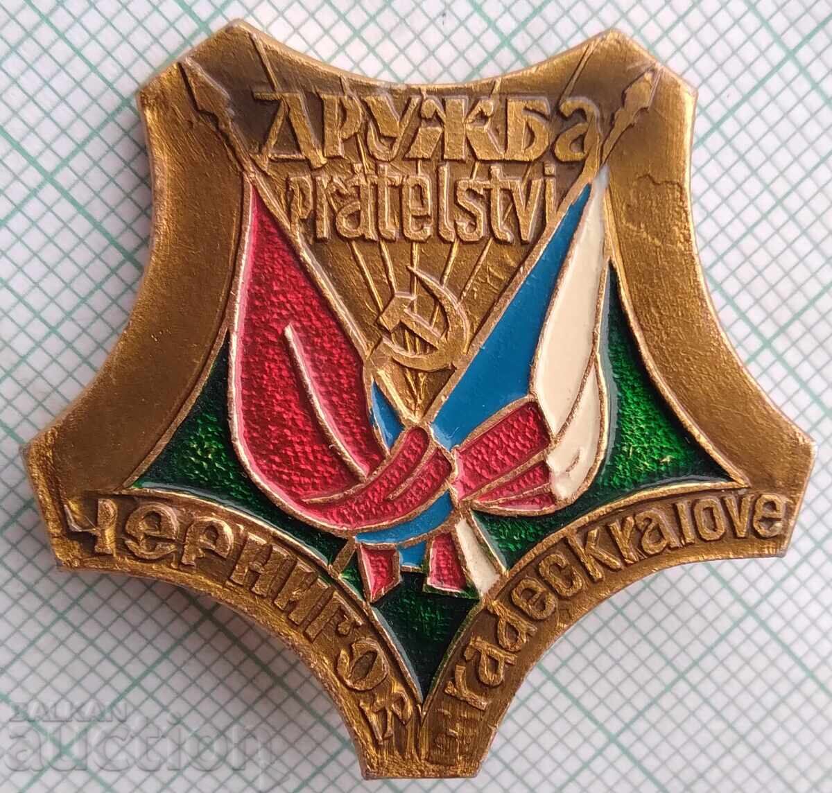 18385 Badge - Friendship USSR Czechoslovakia
