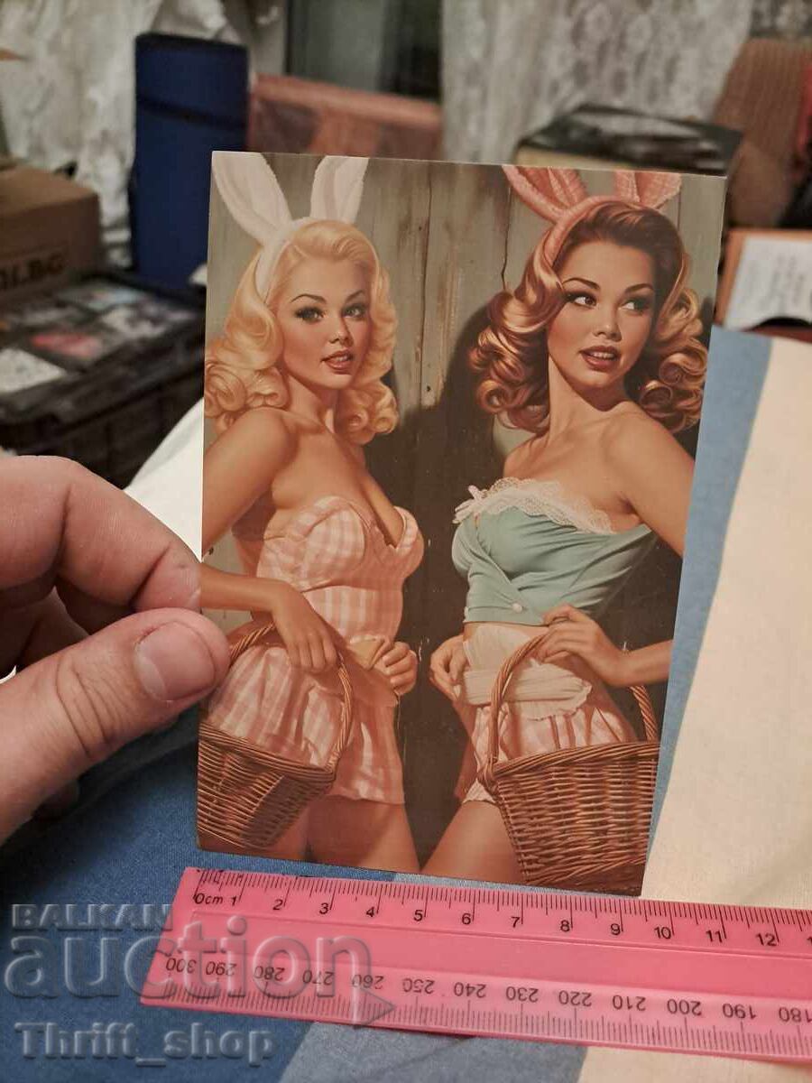 Postcard - sexy girl Postcard - sexy girl