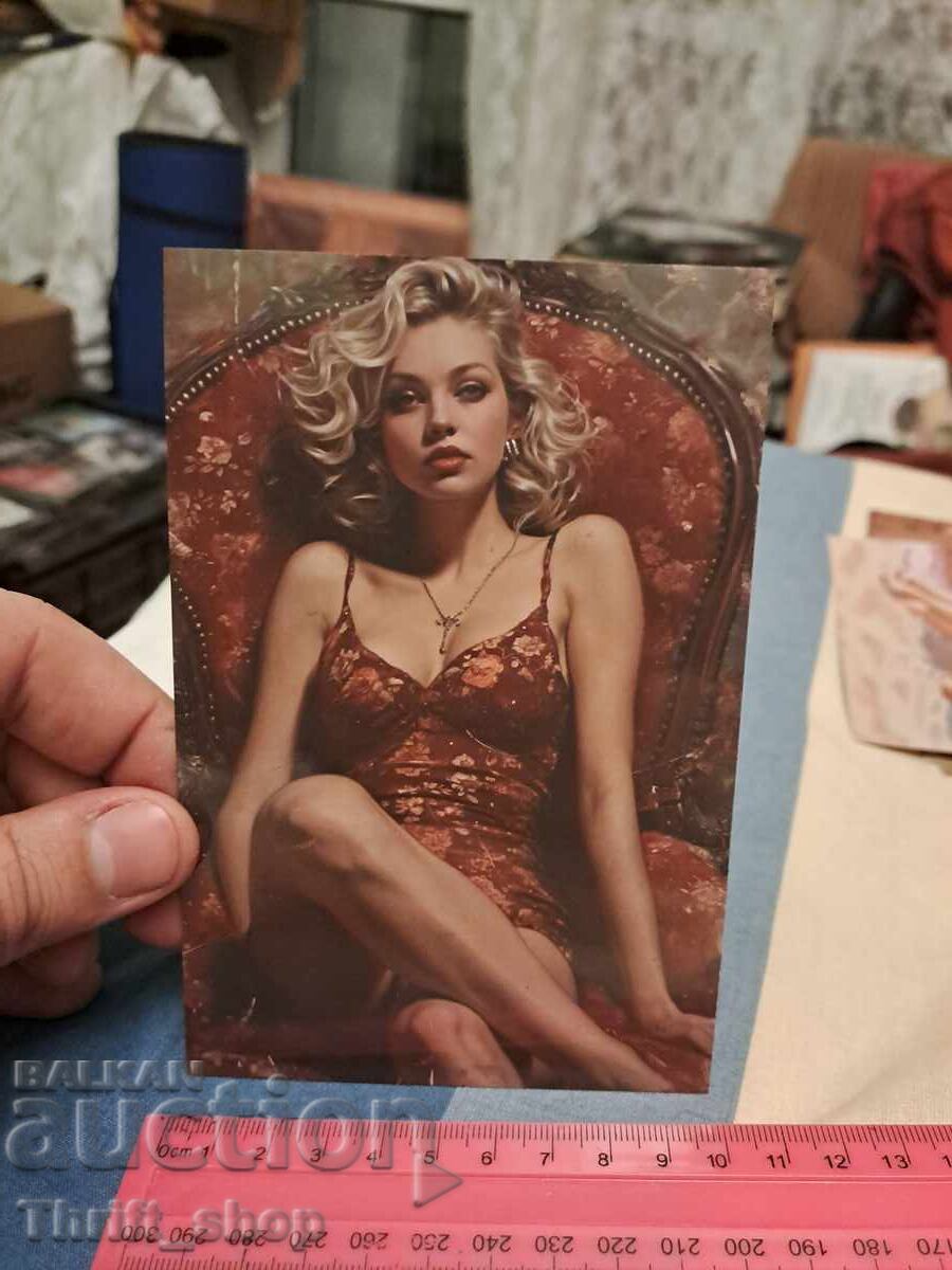 Καρτ ποστάλ - σέξι κορίτσι Καρτ ποστάλ - σέξι κορίτσι