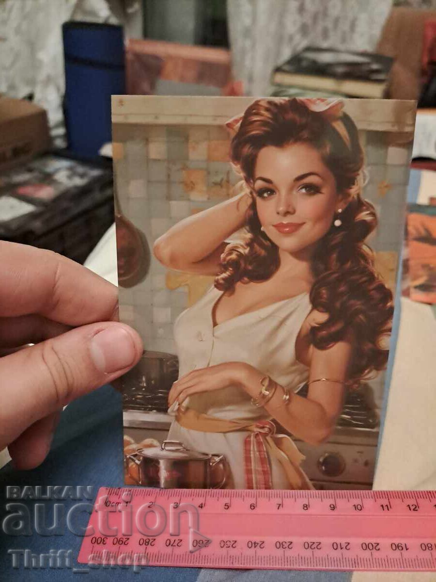 Postcard - sexy girl Postcard - sexy girl