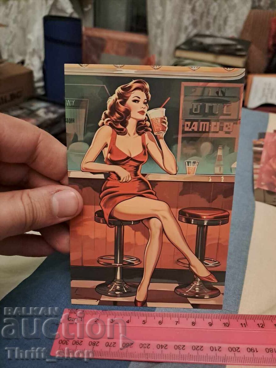 Καρτ ποστάλ - σέξι κορίτσι