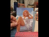 Postcard - sexy girl