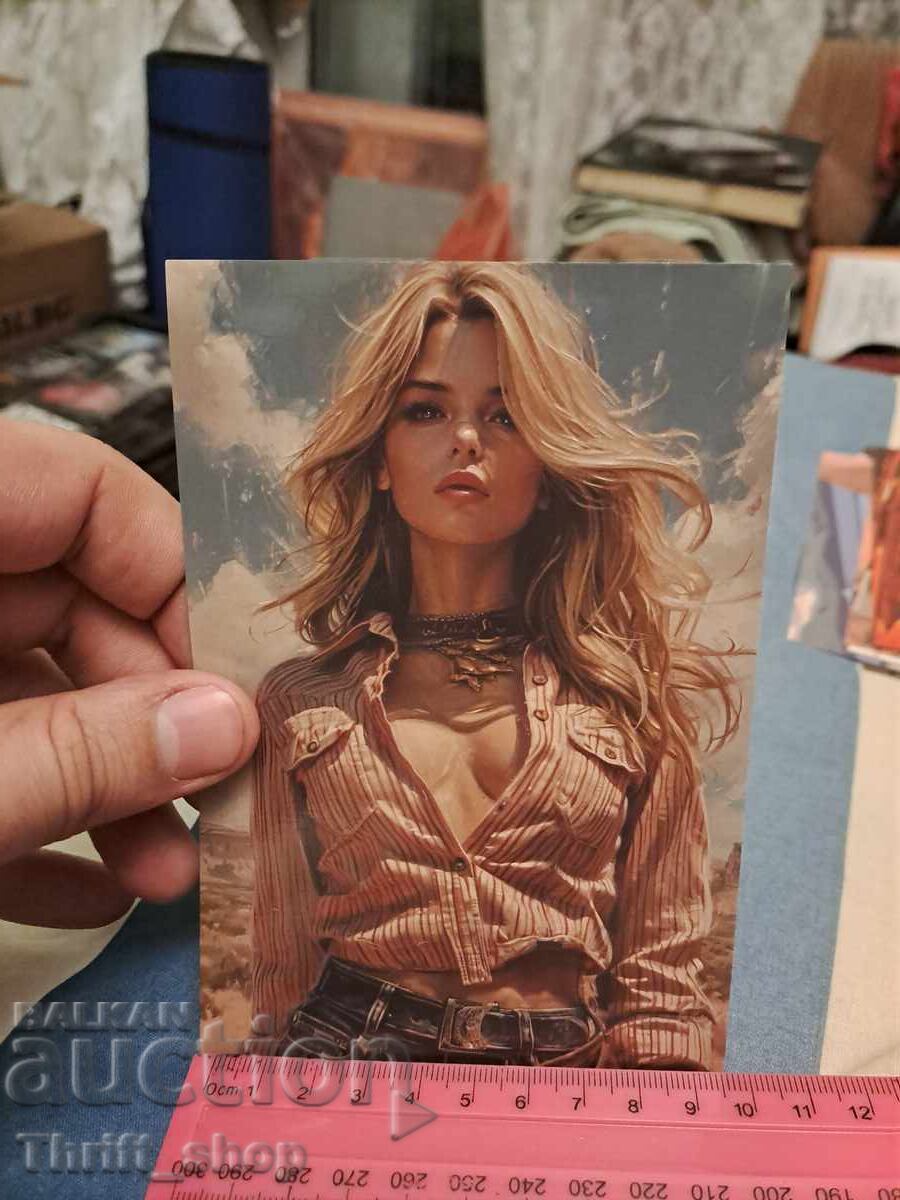 Καρτ ποστάλ - σέξι κορίτσι