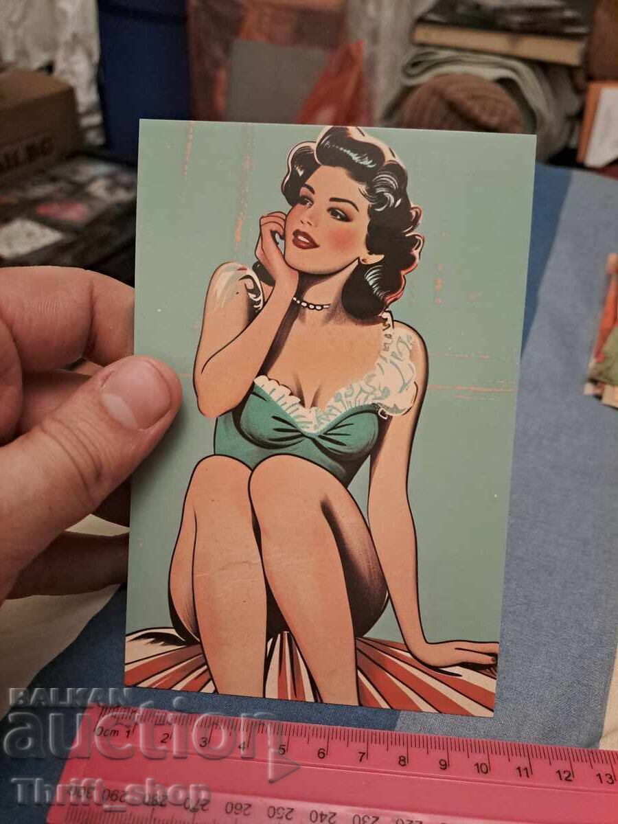 Καρτ ποστάλ - σέξι κορίτσι