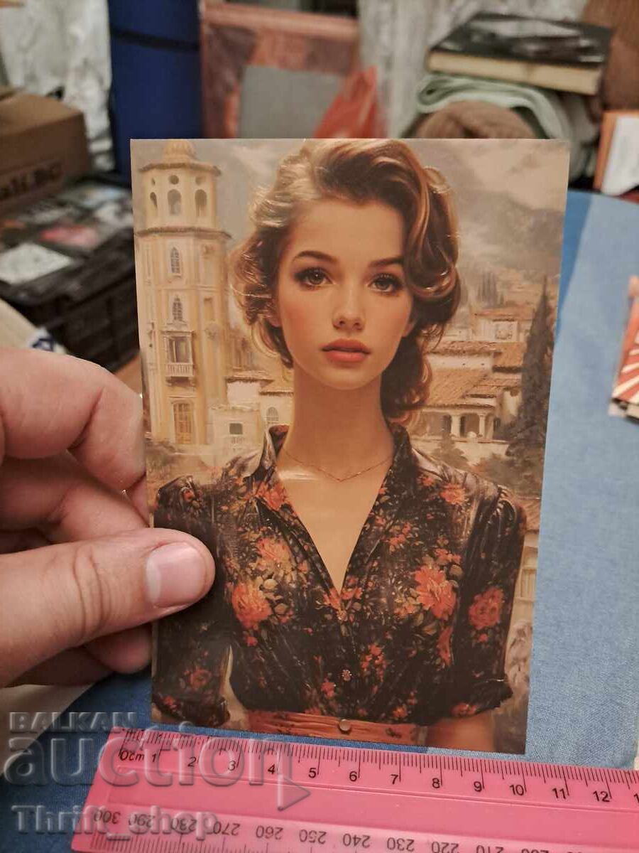 Καρτ ποστάλ - σέξι κορίτσι