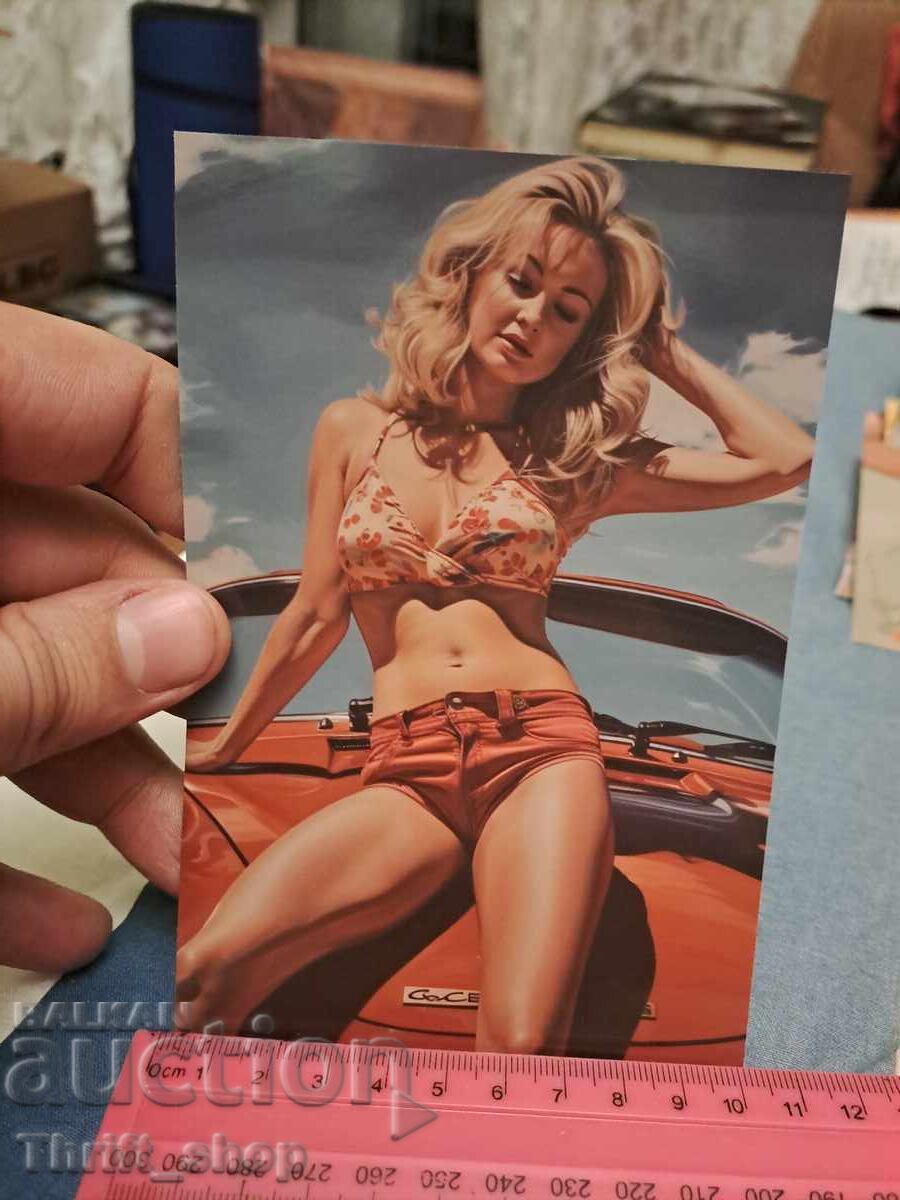 Καρτ ποστάλ - σέξι κορίτσι Καρτ ποστάλ - σέξι κορίτσι