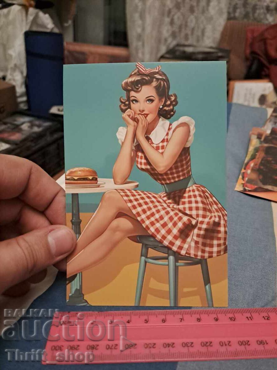 Καρτ ποστάλ - σέξι κορίτσι