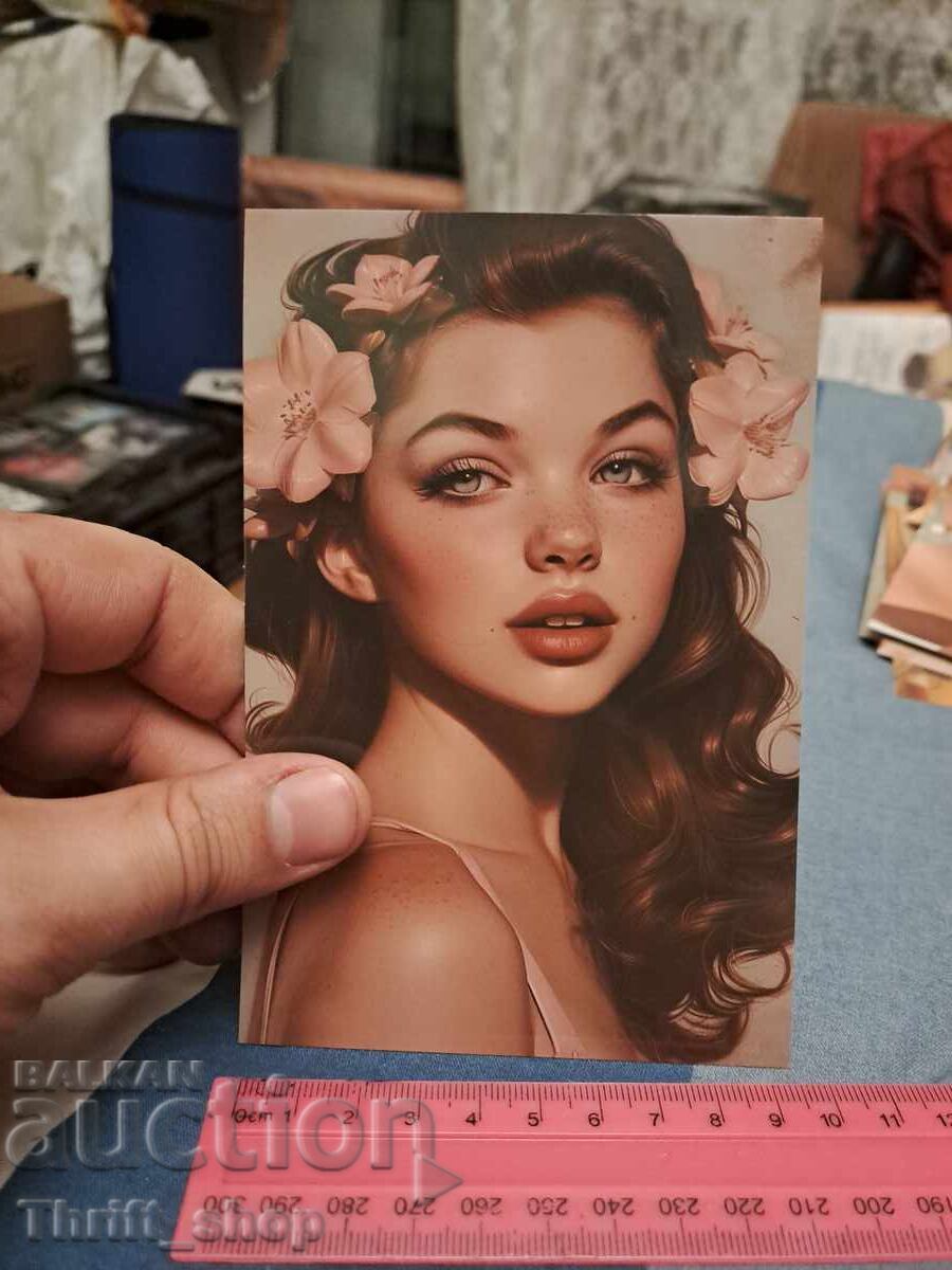 Καρτ ποστάλ - σέξι κορίτσι