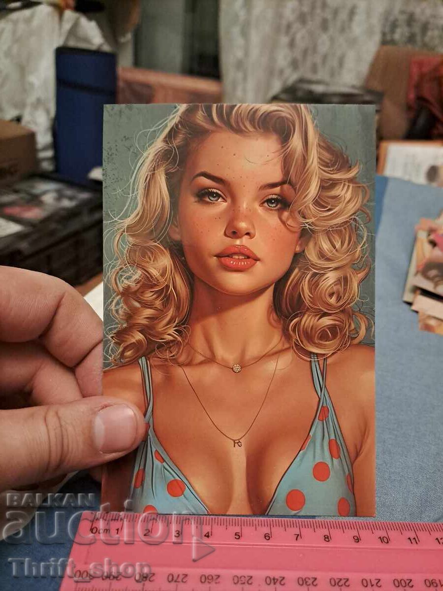 Καρτ ποστάλ - σέξι κορίτσι