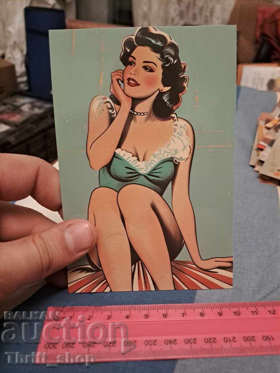 Пощенска картичка - секси момиче Пощенска картичка - секси момиче