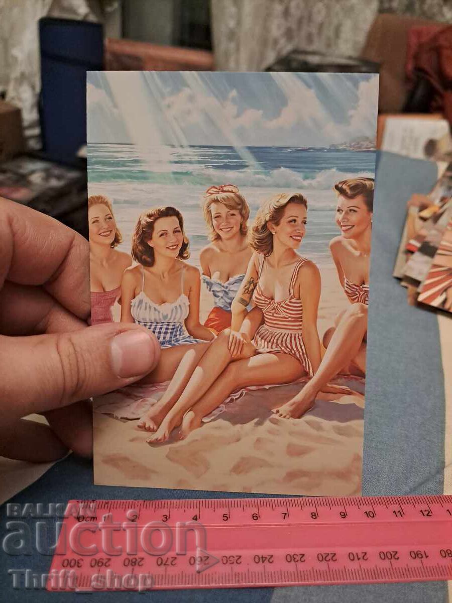 Καρτ ποστάλ - σέξι κορίτσι Καρτ ποστάλ - σέξι κορίτσι