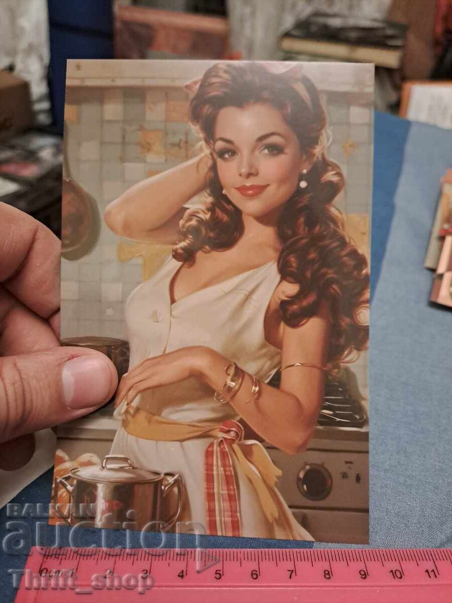 Пощенска картичка - секси момиче Пощенска картичка - секси момиче