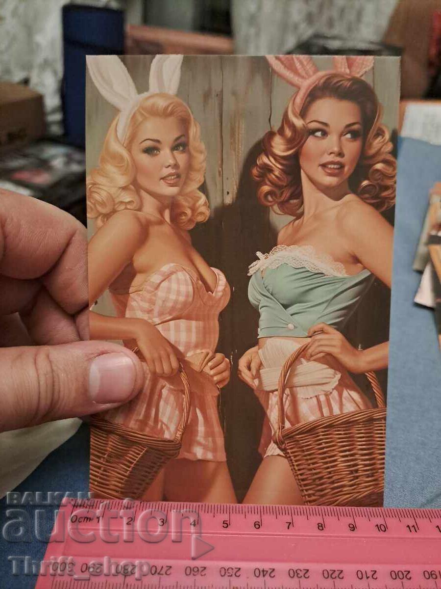 Пощенска картичка - секси момиче Пощенска картичка - секси момиче