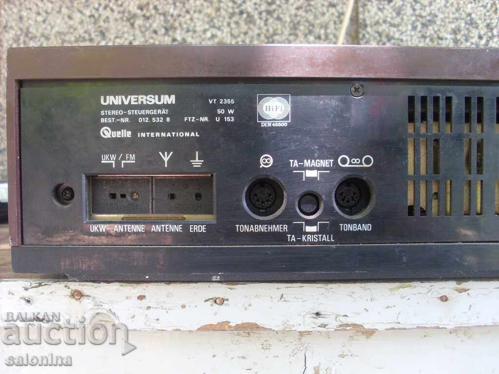 Delivery of UNIVERSUM amplifier with tuner Delivery of UNIVERSUM amplifier with tuner