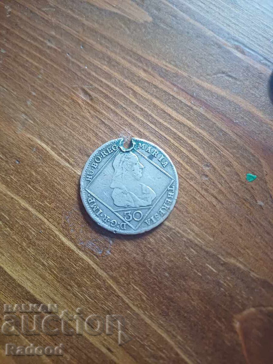 Licitație 30 de crucișătoare 1770 Austria-argint Licitație 30 de crucișătoare 1770 Austria-argint