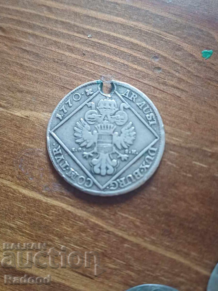 30 de crucișătoare 1770 Austria-argint 30 de crucișătoare 1770 Austria-argint