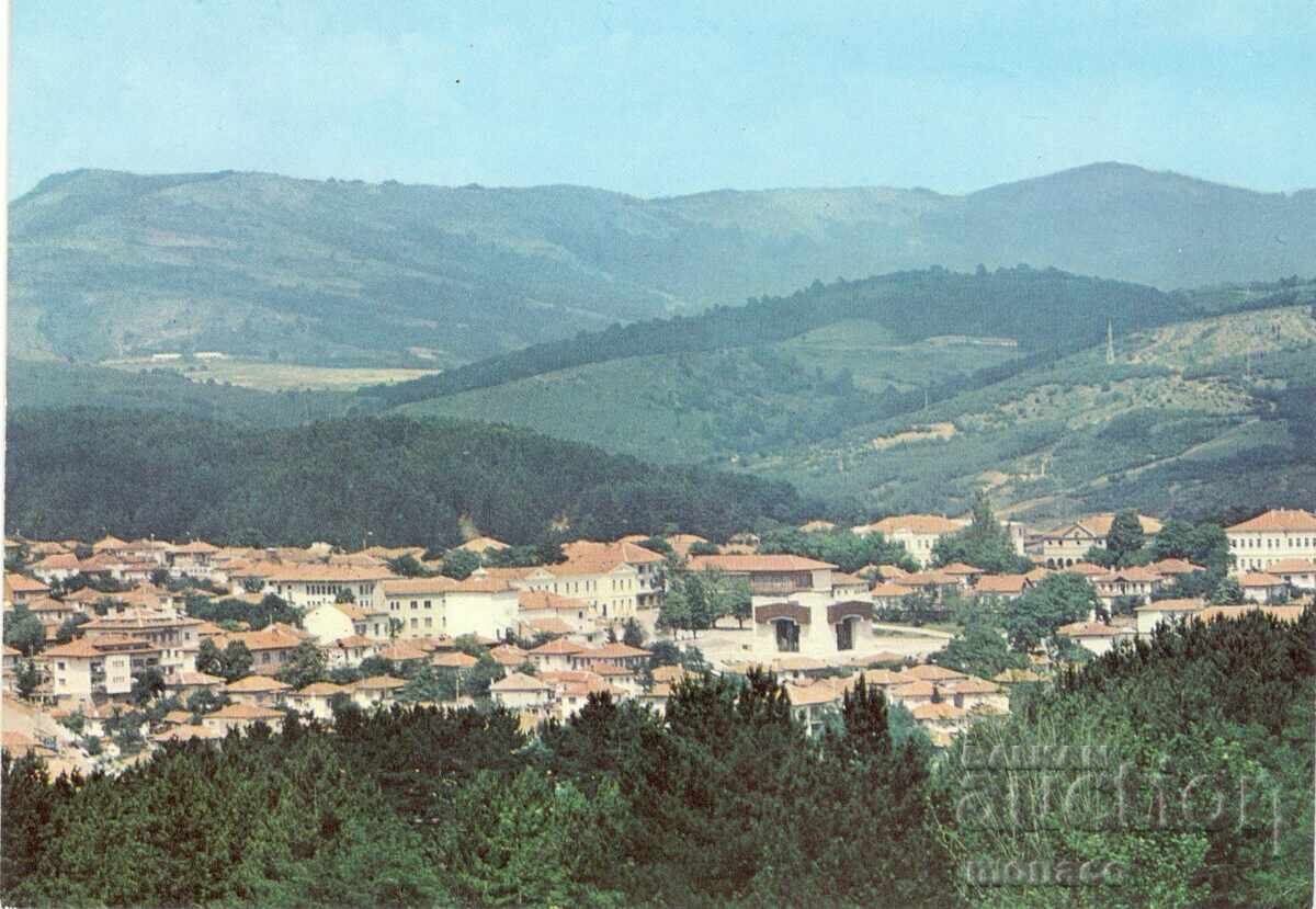 Carte poștală veche - Cazan, Vedere generală