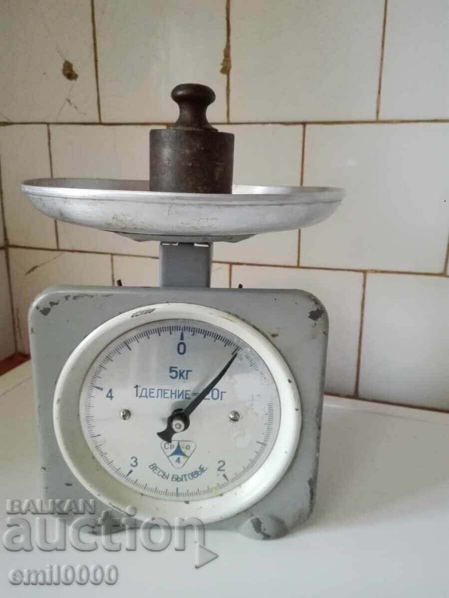 Old Soviet household scale. - 7 Old Soviet household scale. - 7