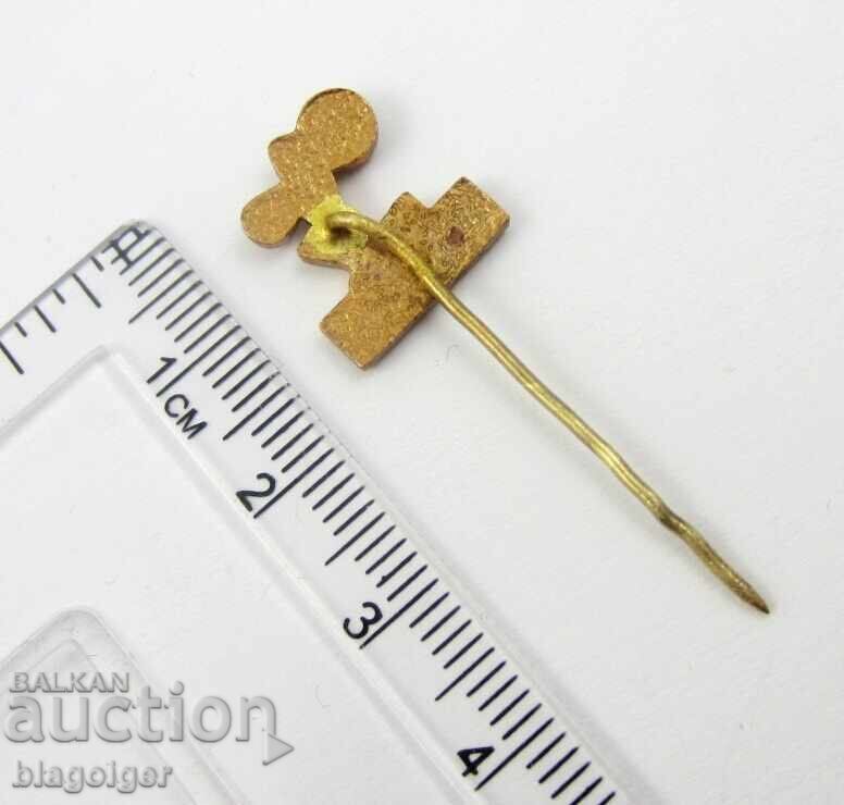 Auction Bulgaria-Weightlifting Federation-Old badge-Enamel Auction Bulgaria-Weightlifting Federation-Old badge-Enamel