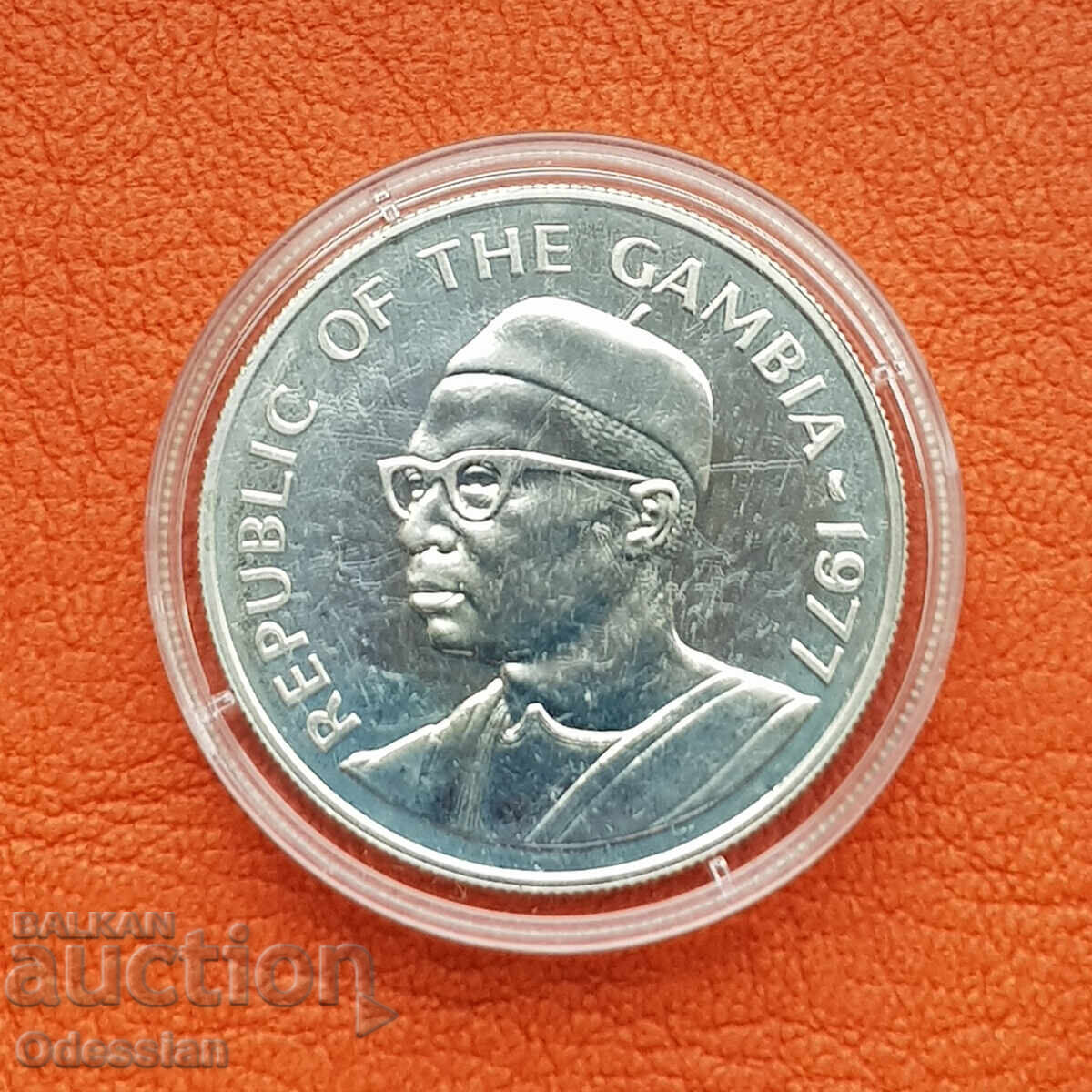 Gambia • 20 Dalasi • 1977 • Thorn-winged Goose with price 82.00 BGN | € 41.93 Gambia • 20 Dalasi • 1977 • Thorn-winged Goose with price 82.00 BGN | € 41.93