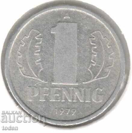 Germany D.R.-1 Pfennig-1979 A-KM# 8 Germany D.R.-1 Pfennig-1979 A-KM# 8