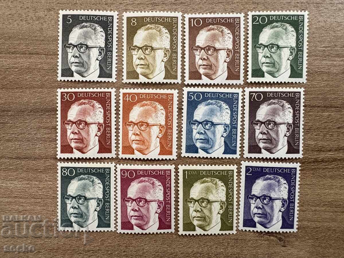 Berlin - Federal President Gustav Heinemann (1970) MNH Berlin - Federal President Gustav Heinemann (1970) MNH