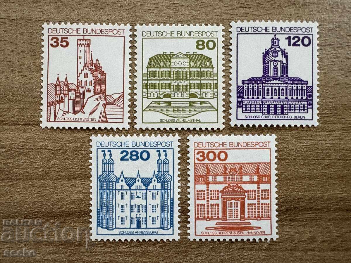 FRG/FRG - Palaces and castles (1982) MNH FRG/FRG - Palaces and castles (1982) MNH