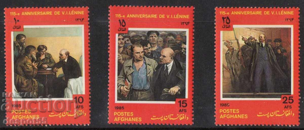 1985 Afghanistan. 115th anniversary of the birth of Lenin, 1870-1924. 1985 Afghanistan. 115th anniversary of the birth of Lenin, 1870-1924.
