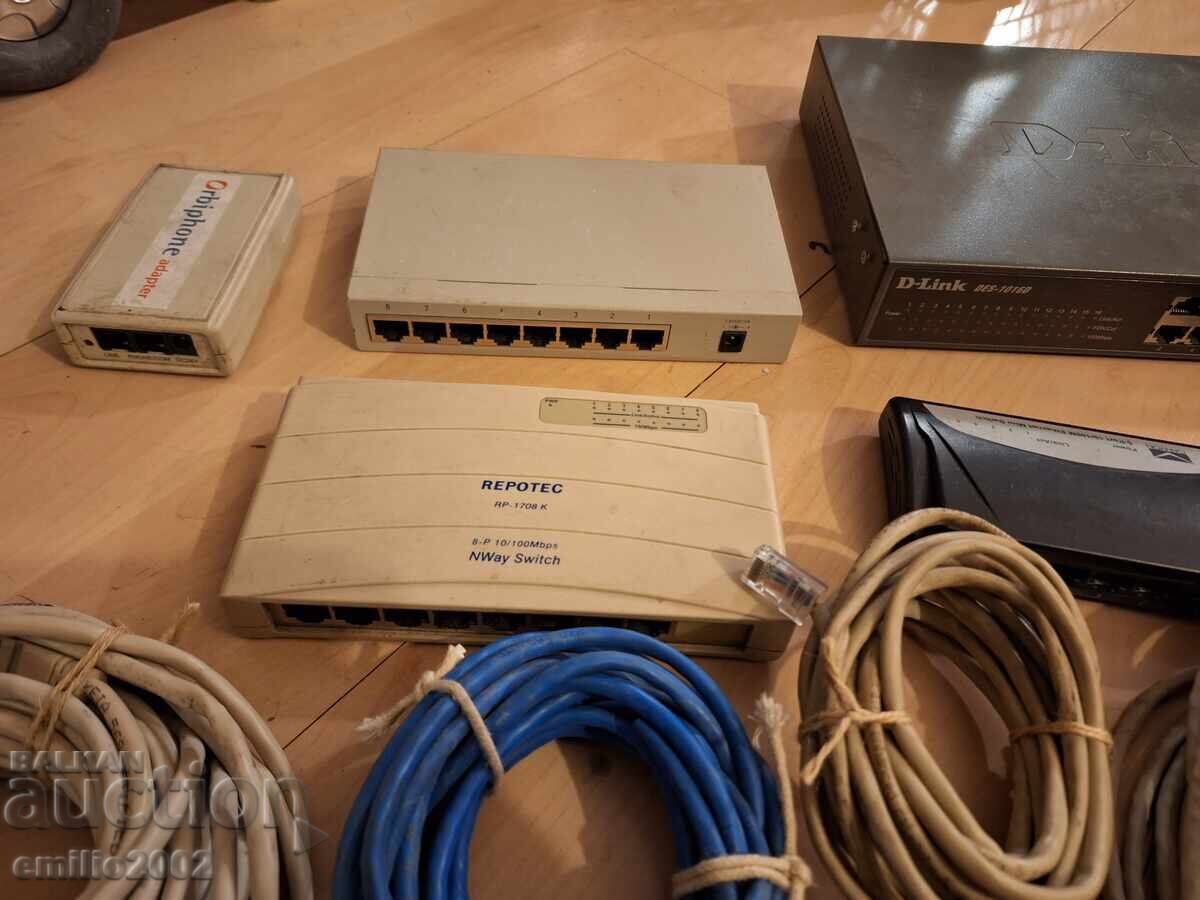 Hubs, LAN cables, etc. with price 19.00 BGN | € 9.71 Hubs, LAN cables, etc. with price 19.00 BGN | € 9.71