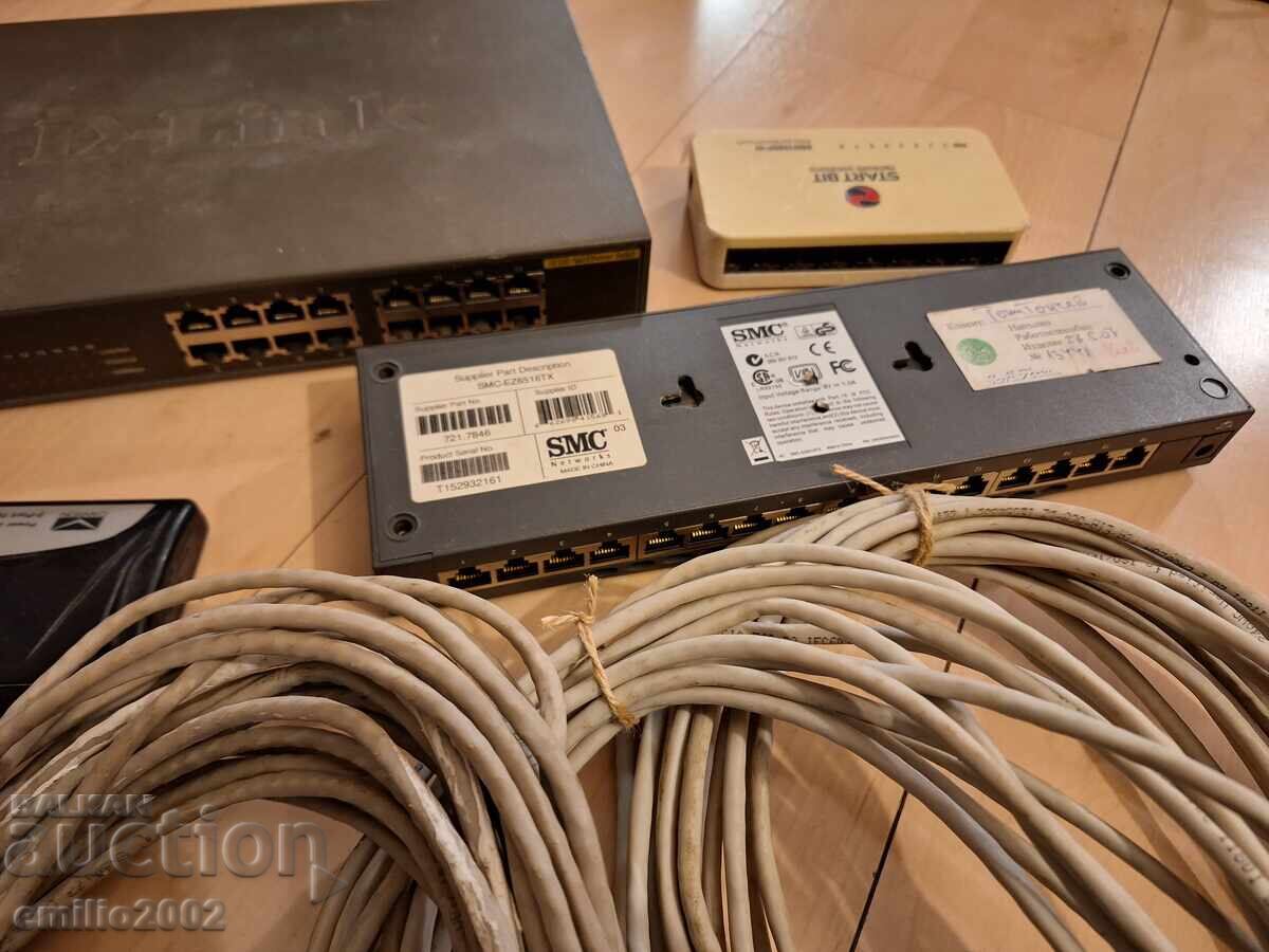 Delivery of Hubs, LAN cables, etc. Delivery of Hubs, LAN cables, etc.