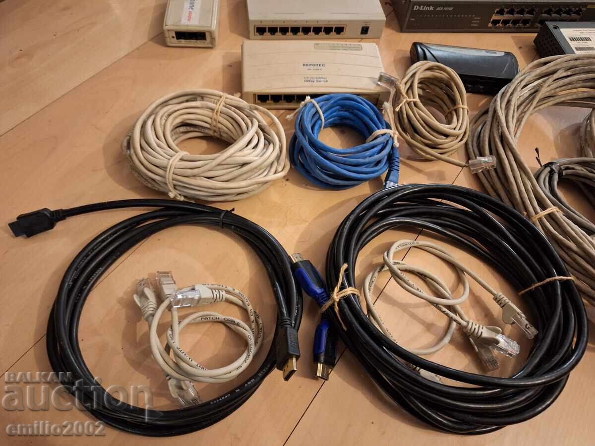 Hubs, LAN cables, etc. - 6 Hubs, LAN cables, etc. - 6