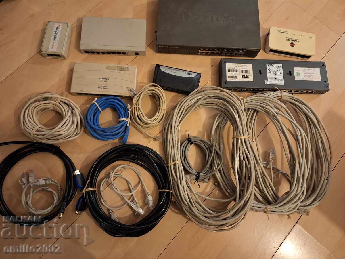 Hubs, LAN cables, etc. Hubs, LAN cables, etc.