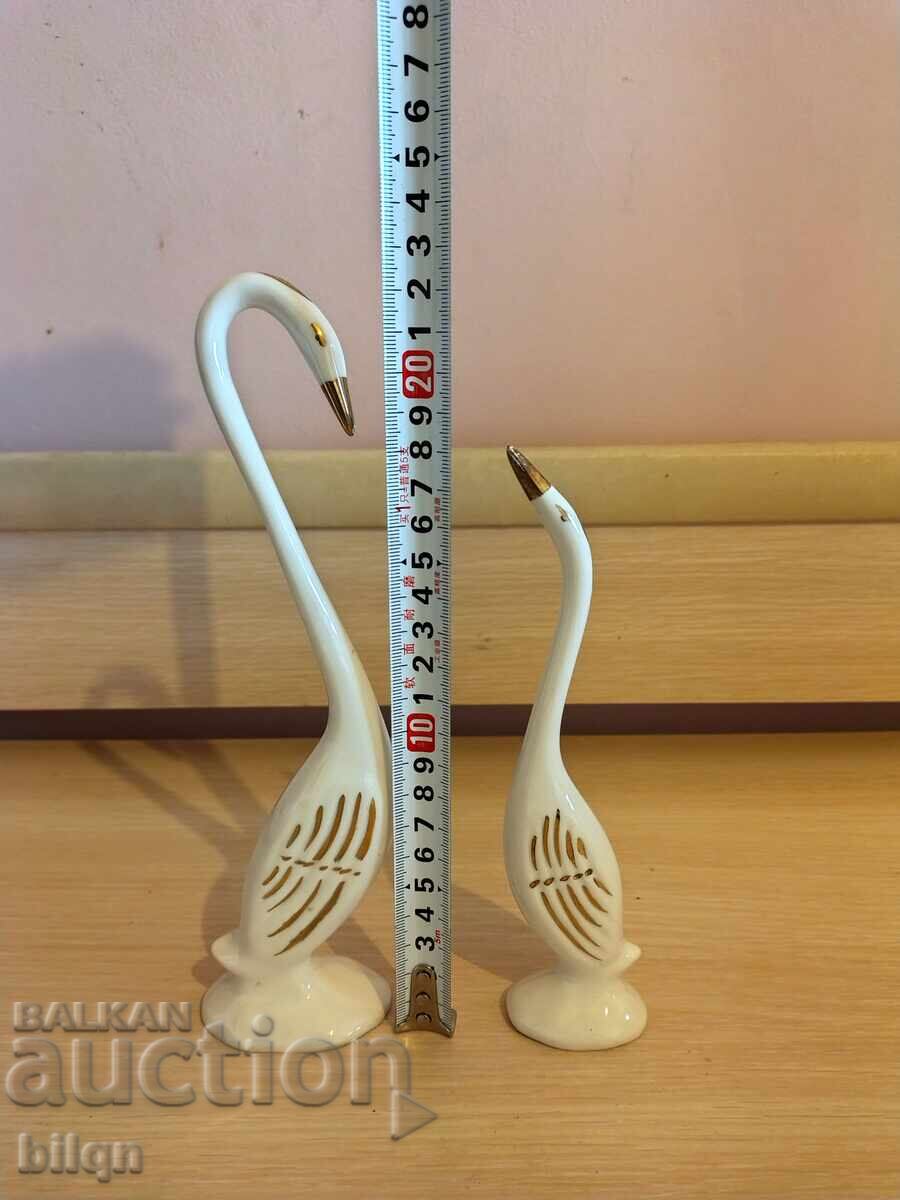 A Great Pair of Porcelain Swans - 6