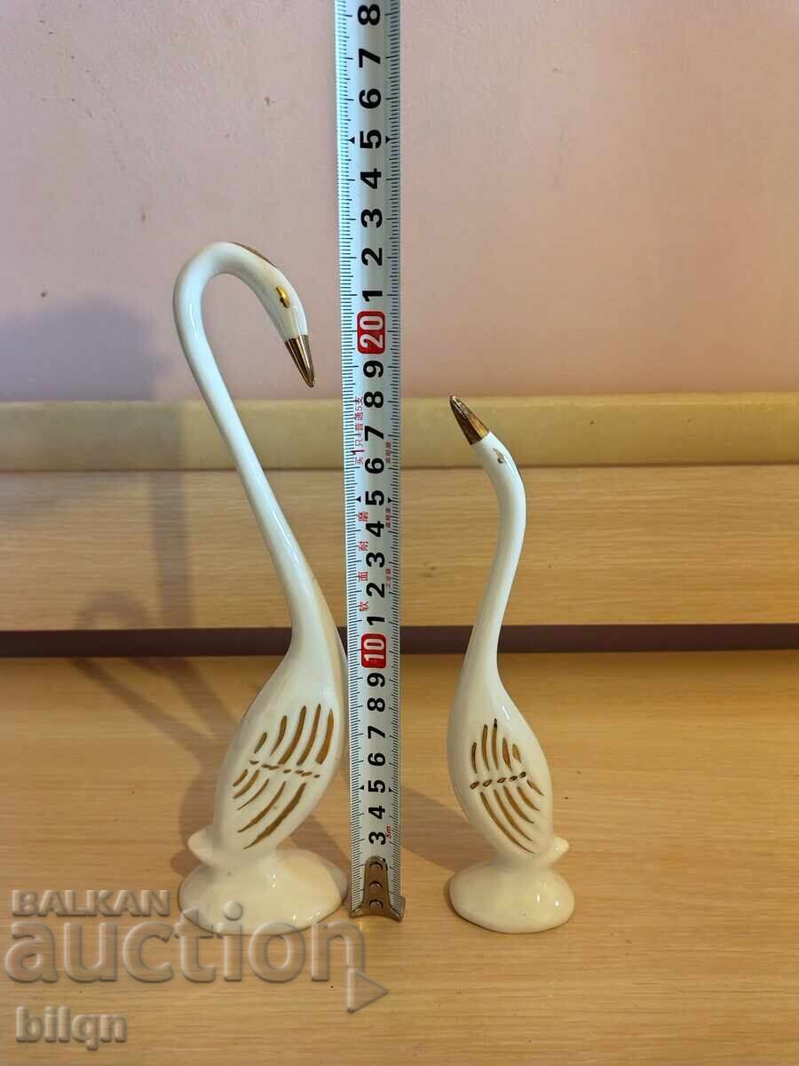 A Great Pair of Porcelain Swans - 6