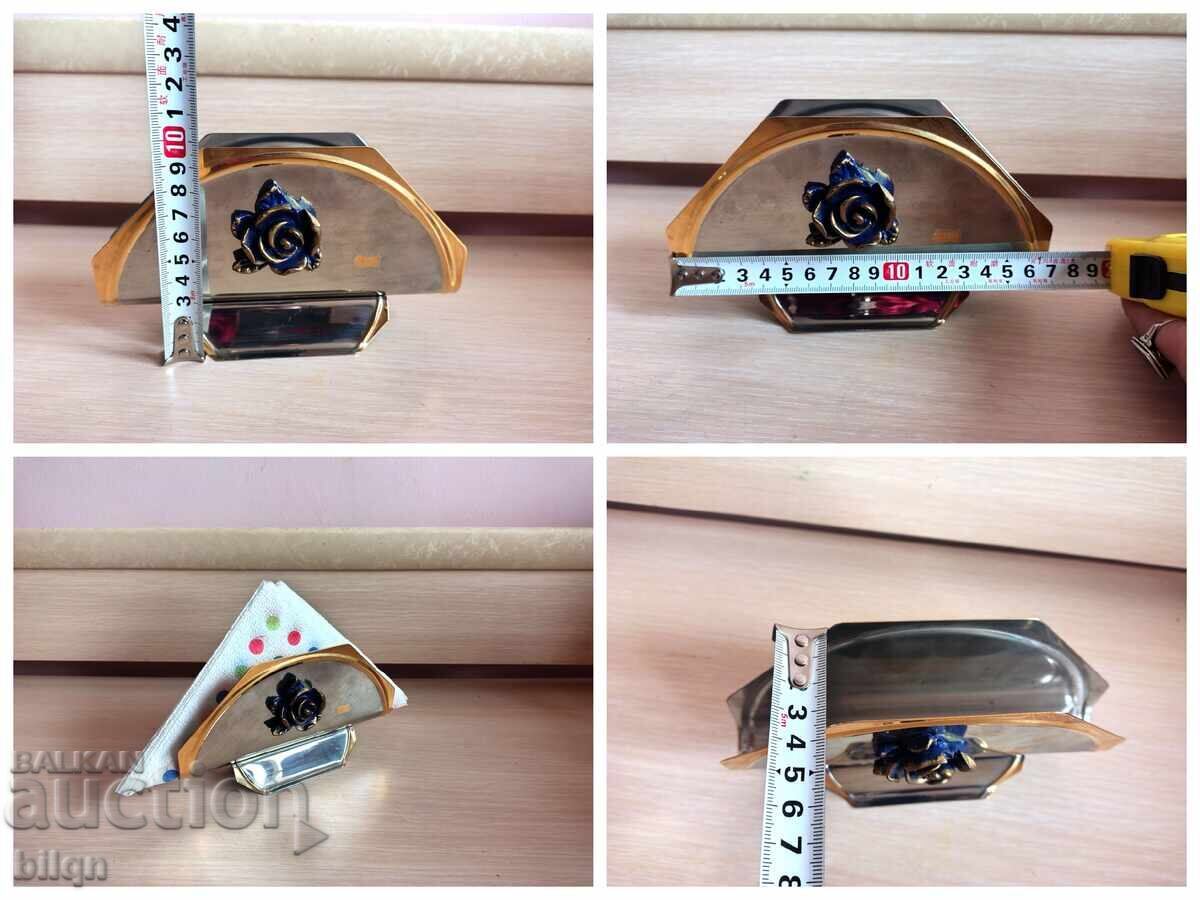 Inel de șervețel frumos placat cu aur de 24K - 7 Inel de șervețel frumos placat cu aur de 24K - 7