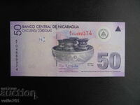 NICARAGUA 50 CÓRDOBAS 2007 NEW UNC