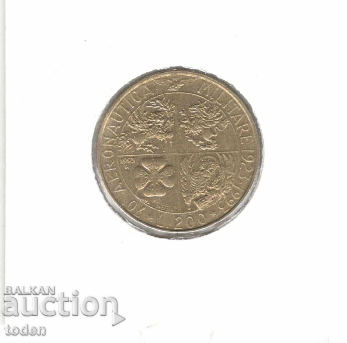 Аукцион Italy-200 Lire-1993 R-KM#155-Military Aviation