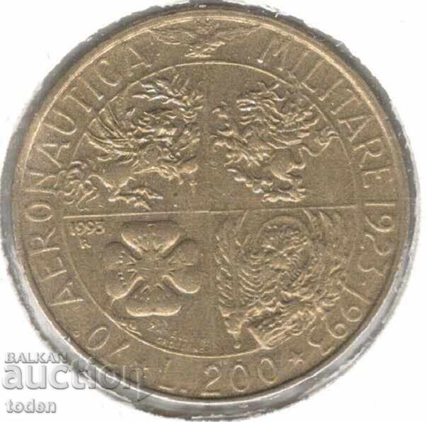 Italy-200 Lire-1993 R-KM#155-Military Aviation Italy-200 Lire-1993 R-KM#155-Military Aviation